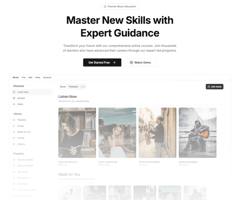 Marketing Blocks Preview